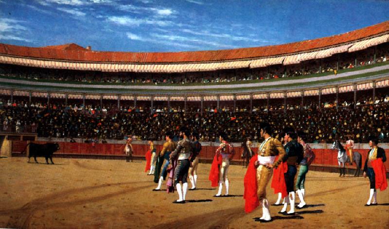 Jean Leon Gerome Plaza de Toros  : The Entry of the Bull China oil painting art